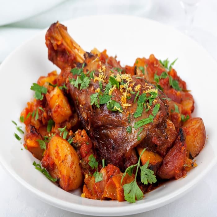 image of Vietnamese lamb shanks with sweet potatoes