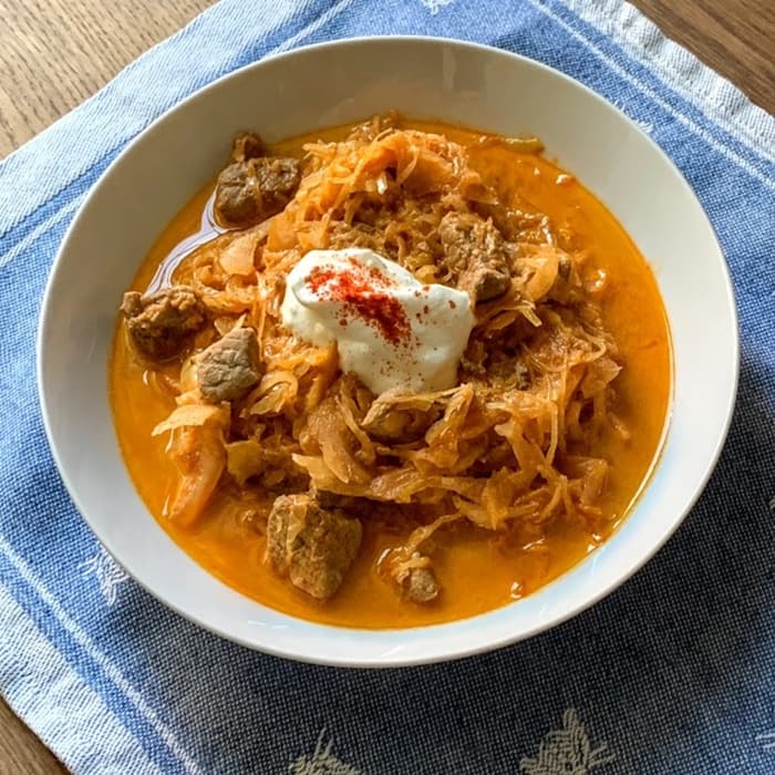 image of Pork & sauerkraut goulash