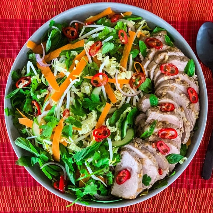 image of Vietnamese pork salad