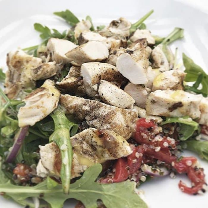 image of Chicken Quinoa Greek Salad