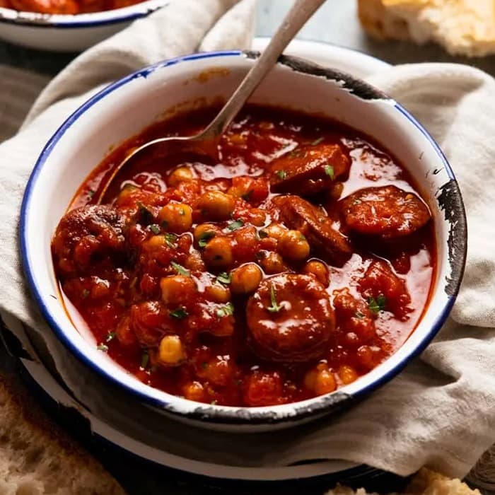 image of Chorizo & chickpea soup