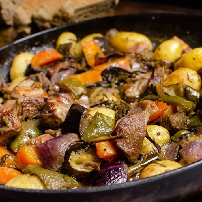 image of Croatian lamb peka