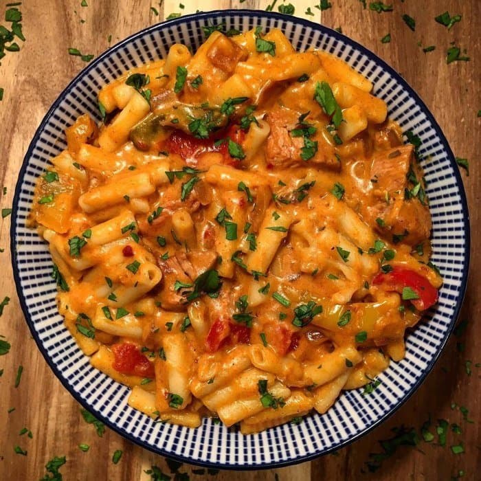 image of Chicken Fajita Mac and Cheese