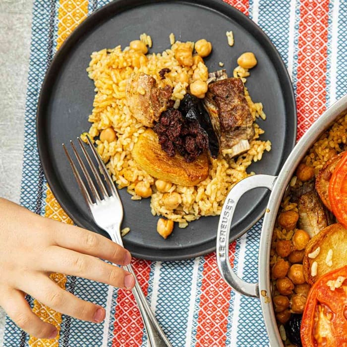 image of Arroz al horno (baked rice)