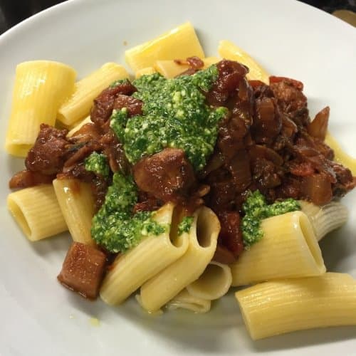 image of Rigatoni with fennel sausage sauce
