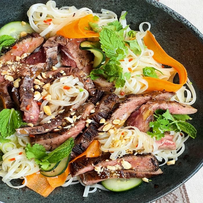 image of Steak & Vietnamese noodle salad