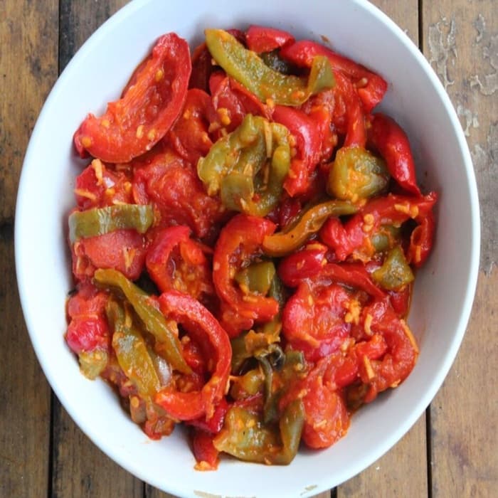 image of Algerian Flafla (Bell Pepper Salad)