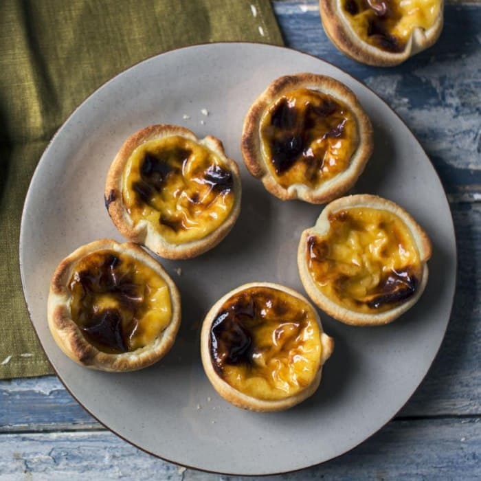 image of Portuguese custard tarts