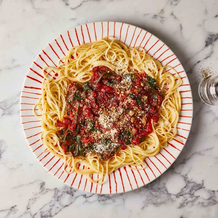 image of Spaghetti with Spanish flavours