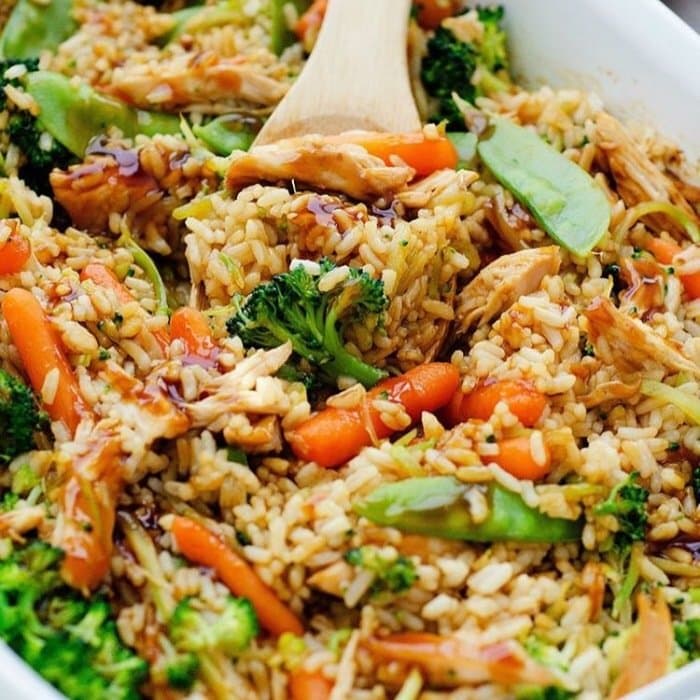 image of Teriyaki Chicken Casserole